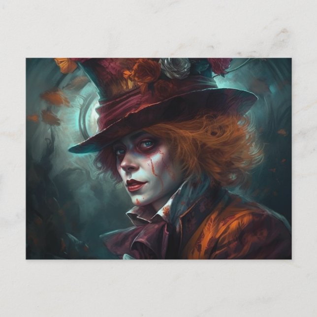 Hatter-vykort Vykort (Framsida)