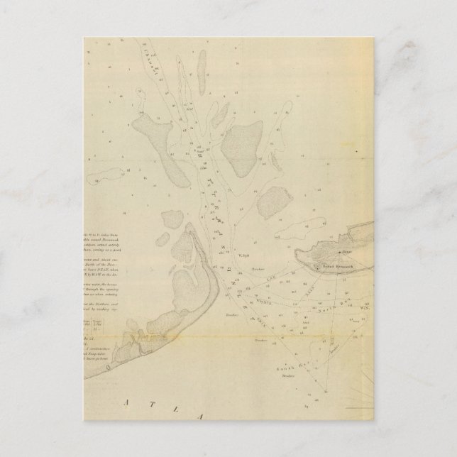 Hatteras Inlet, NC Vykort (Framsida)