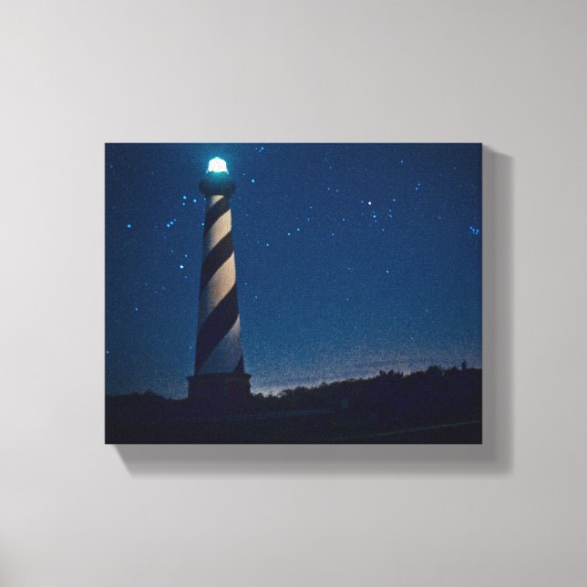 Hatteras Light. Canvastryck (Framsida)