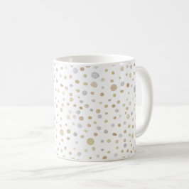 Hattie Confetti Watercolor-prickar Klassisk Mugg