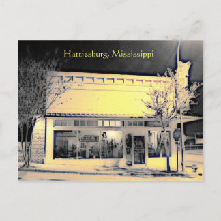 Hattiesburg, vykort för Mississippi