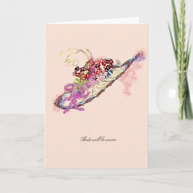 Hattinbjudankort Inbjudan (Framsida)