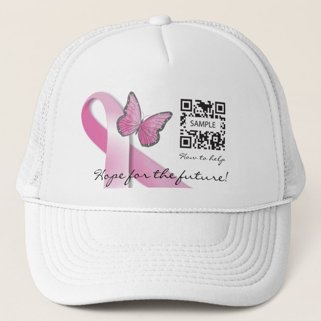Hattmallbröstcancer Truckerkeps (Framsida)