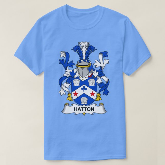 Hatton Jackar Arm Family Crest T Shirt (Design framsida)