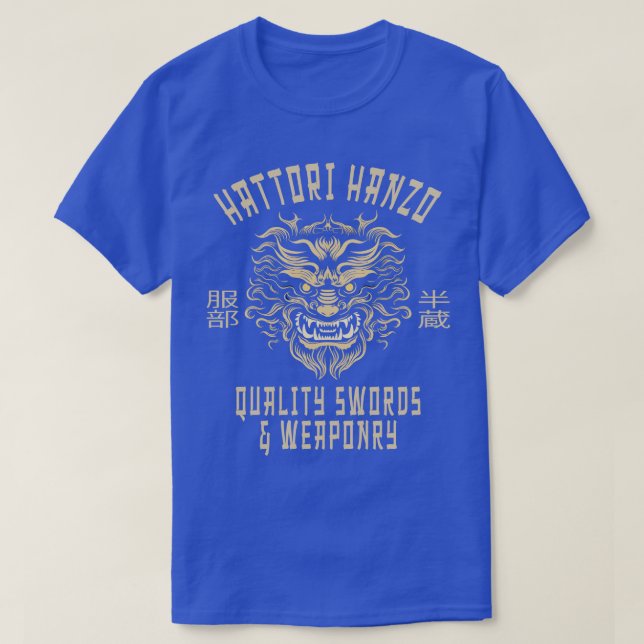 Hattori Hanzo Quality Swords and Weaponry T Shirt (Design framsida)