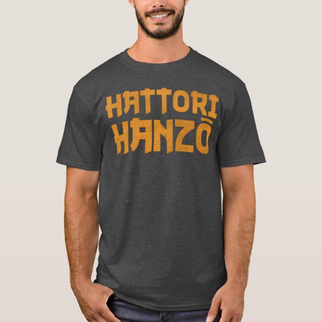 Hattori Hanzo Sushi Samurai Sword-vän T Shirt (Framsida)