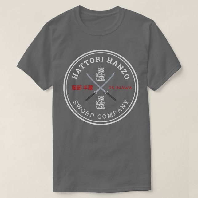 Hattori Hanzo Sword Company T Shirt (Design framsida)
