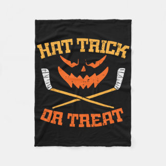 Hattrick eller bus eller isockey Halloween pojkar Fleecefilt