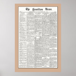 Haughey familjmöte - Sept 8, 1905, brunt Poster