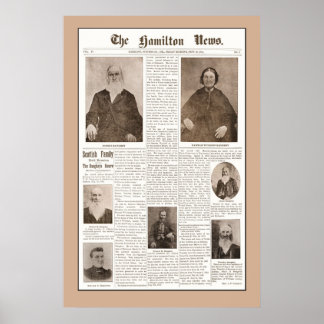 Haughey Family Reunion - Sept 16, 1904 - Brown Poster