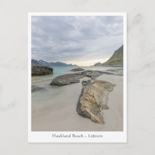 Haukland Beach Lofoten Vykort