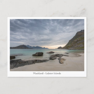 Haukland Beach Vykort