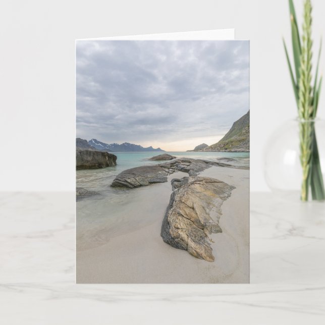 Haukland Lofoten Kort (Framsida)