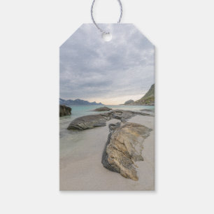 Haukland Lofoten Presentetikett