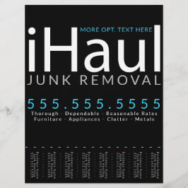 Haul. Flytta Hauling Business Advertising Reklamblad