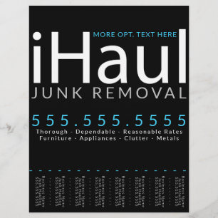Haul. Flytta Hauling Business Advertising Reklamblad