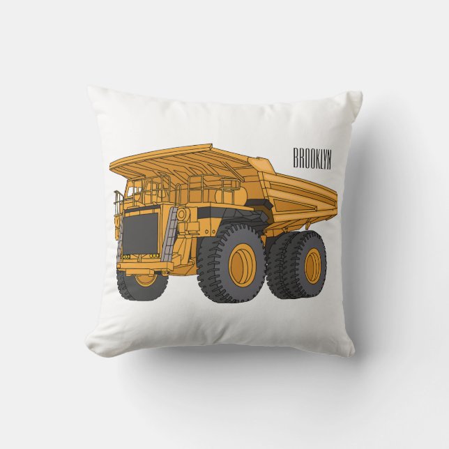 Haul truck cartoon illustration kudde (Framsida)