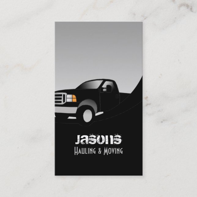 Hauling av visitkortar visitkort (Framsida)