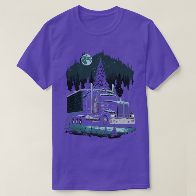 Hauling Helgdag Cheer jul SemiTruck T Shirt (Design framsida)
