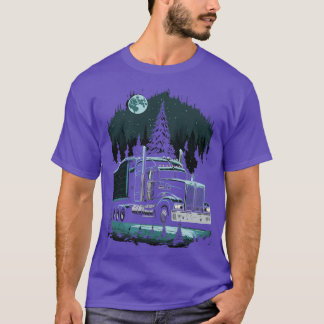 Hauling Helgdag Cheer jul SemiTruck T Shirt