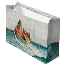 Hauling in the Nets (1887) by Winslow Homer