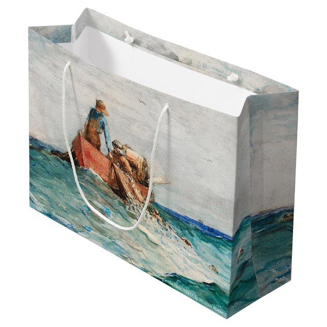 Hauling in the Nets (1887) by Winslow Homer (Skapare uppladdad)