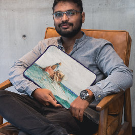 Hauling in the Nets (1887) by Winslow Homer Laptop Fodral