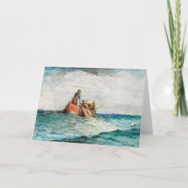 Hauling in the Nets (1887) by Winslow Homer Tack Kort