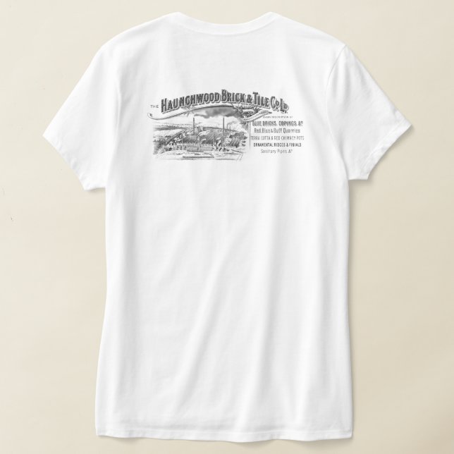Haunchwood Brick och Tiles Nuneaton T-Shirt (Laydown Baksida)
