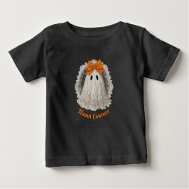 Haunt Couture Lace Ghost in Orange Bow T Shirt