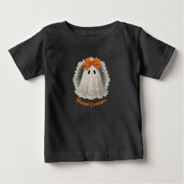 Haunt Couture Spökdesign med Orange Slinga T Shirt