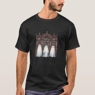 Haunt din Bibliotek-läsare Ghost Halloween B T Shirt