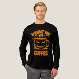 Haunt Me With Coffee Jack-O’-Lantern Halloween T Shirt