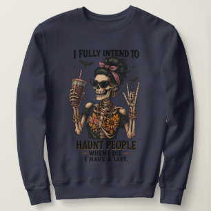 "Haunt People" Halloween Coolest Sweatshirt T Shirt