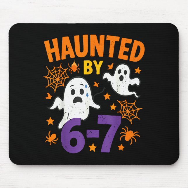 Haunted 67 Ghost Math Teacher Halloween Costume Ma Musmatta (Framsidan)