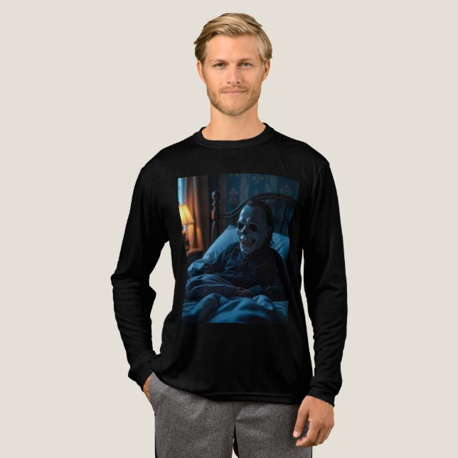 Haunted Ansikte Art T Shirt (Hel framsida)