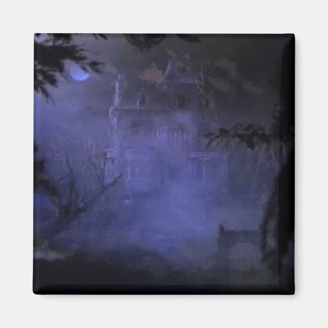 Haunted Backe House Magnet (Framsidan)