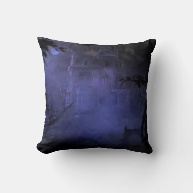 Haunted Backe House Reversible Pillow Kudde (Framsida)
