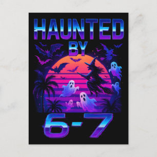 Haunted by 67 Funny Halloween Meme Helg Vykort