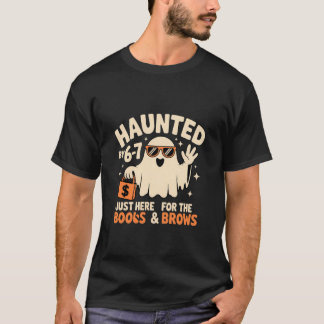 Haunted by 6-7 Funny Ghost Halloween Design T Shirt