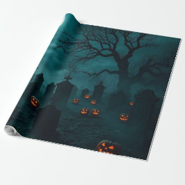 Haunted Cemetery Halloween Gift Wrap – Stunning Presentpapper
