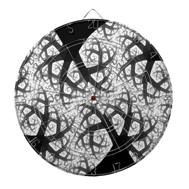Haunted Forest Fractal Dart Board Darttavla (Framsidan)