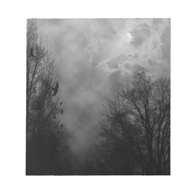 Haunted Gothic Himlar Anteckningsblock (Framsida)