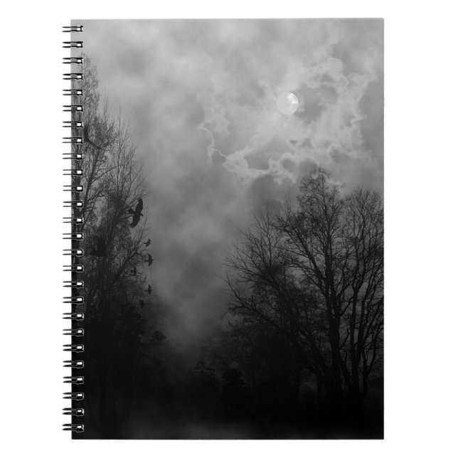 Haunted Gothic Himlar Anteckningsbok (Framsidan)