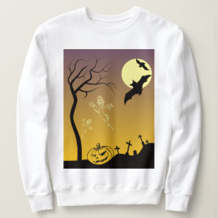 Haunted Graveyard Halloween Scene, Halloween T Shirt