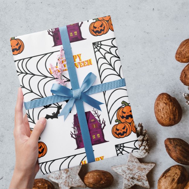 Haunted Halloween Natt Presentpapper (Skapare uppladdad)