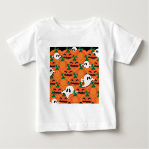 Haunted Halloween Pumpkin Patch Spöken Tee Shirt