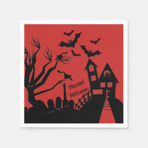 Haunted Halloween Standard Cocktail Pappra Napkins Pappersservett