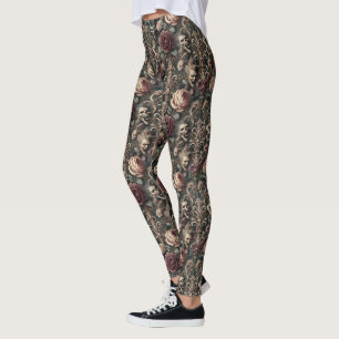 Haunted Harmonics - Gothic Victorian Leggings