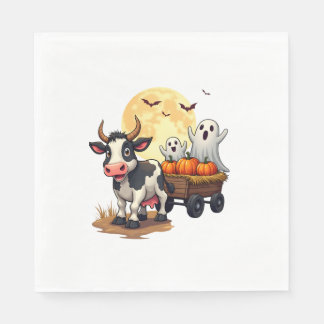 Haunted Hayride Cow Pappersservett